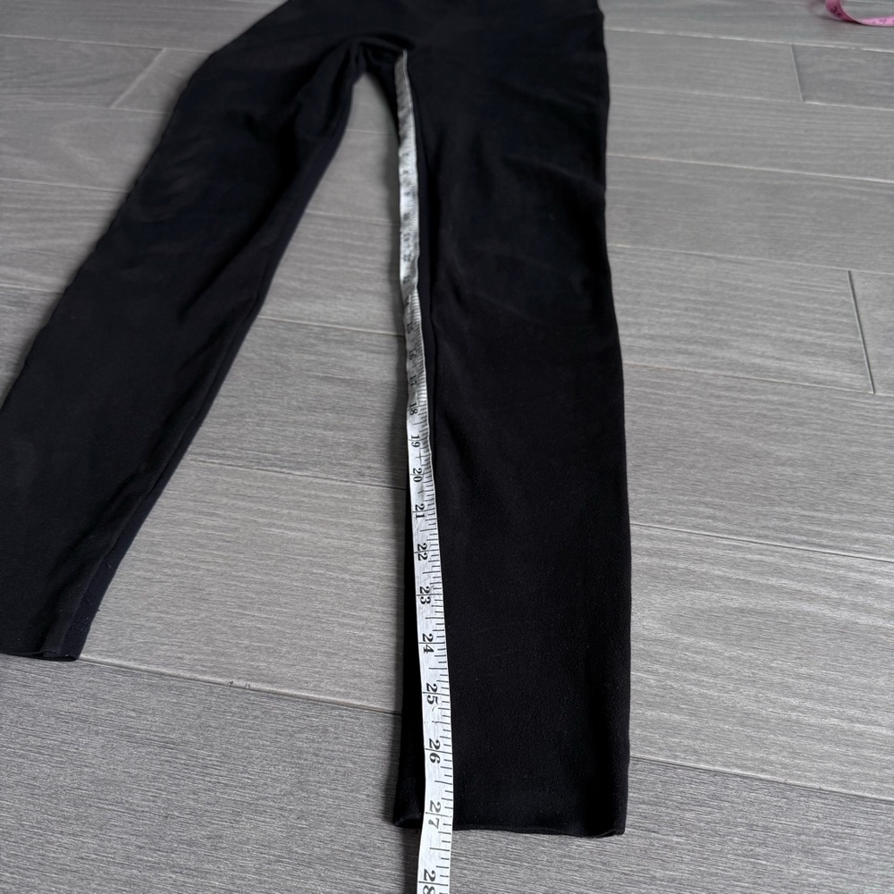 Wolford Estella Faux Suede Leggings Black Size 4 Mixed Media Velour Skinny Pant - Picture 16 of 16